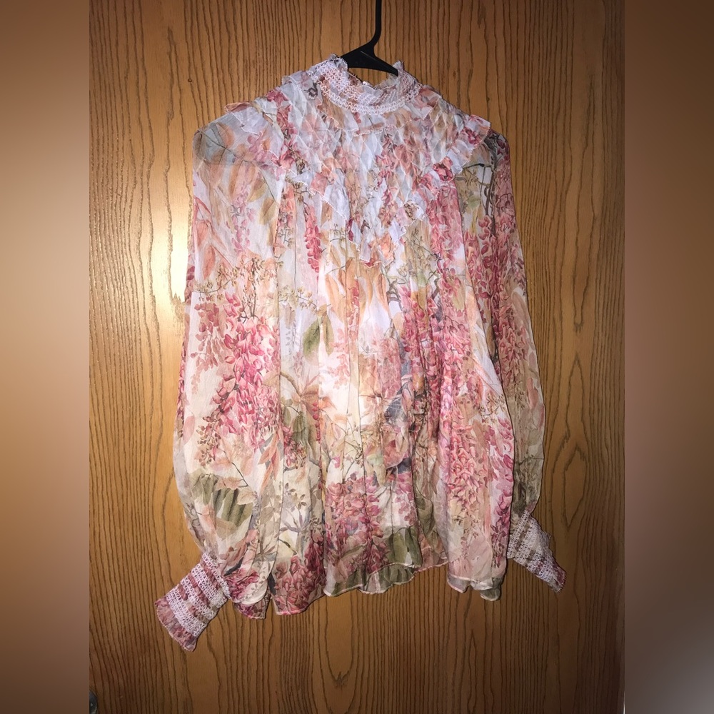 Zimmermann silk blouse, AU0, pristine